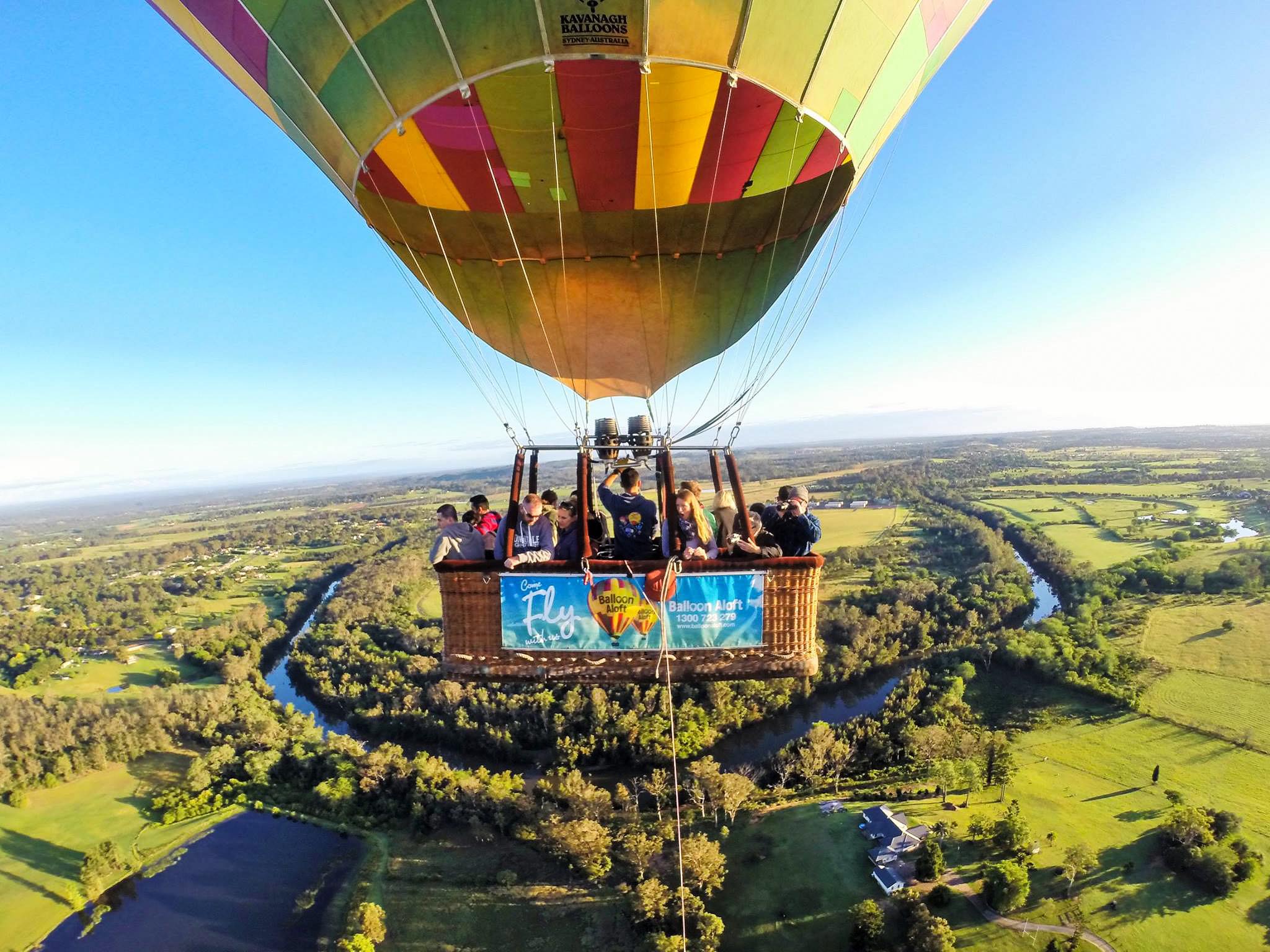 Sydney Hot Air Balloon Camden Valley QueenTours